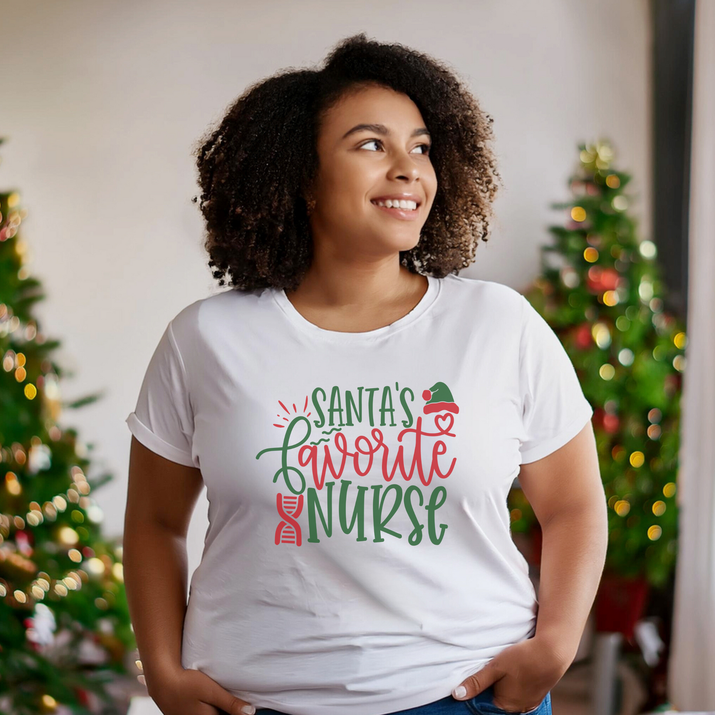 Santa's Favorite Nurse Tee