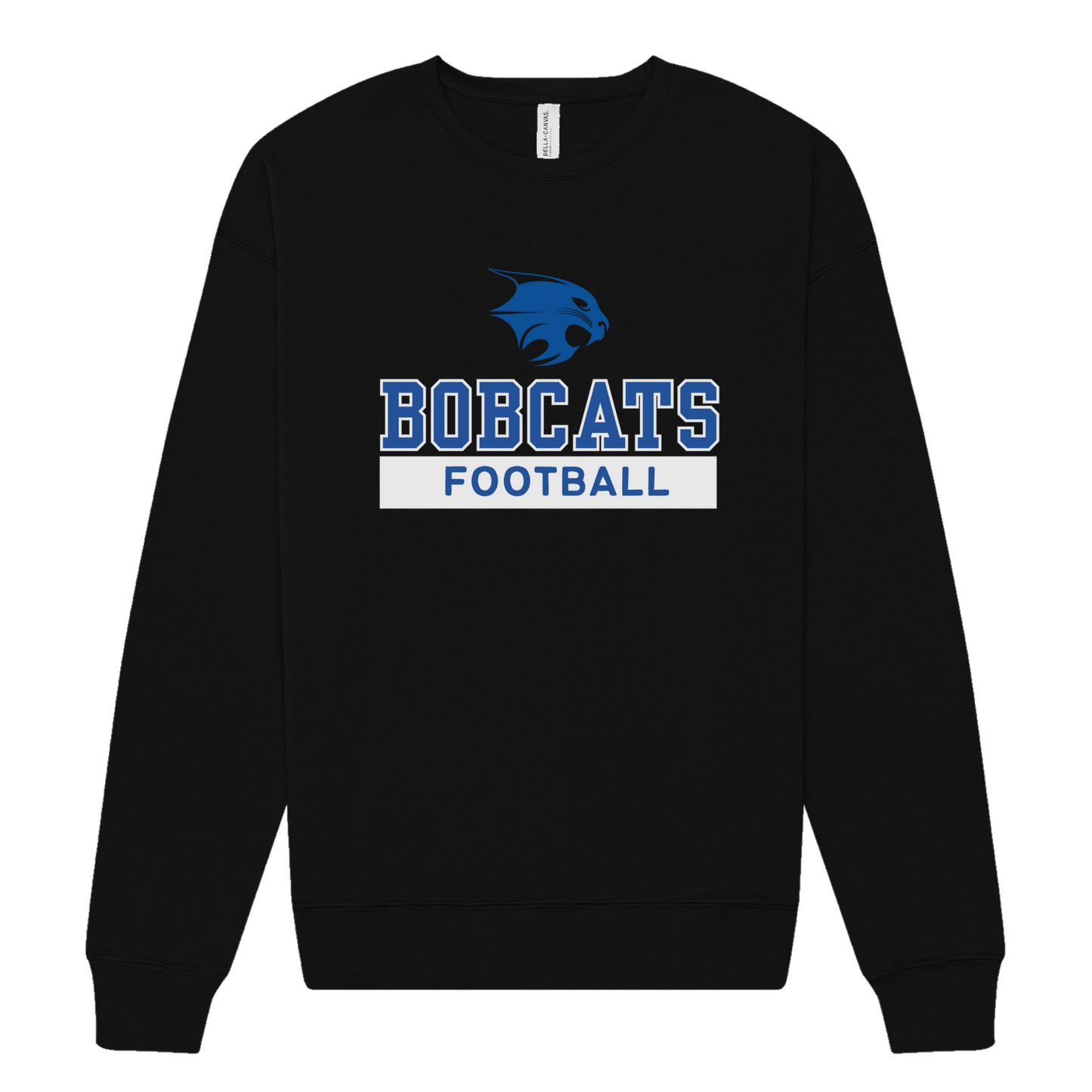 Bobcats Football Crewneck Adult Sweatshirt