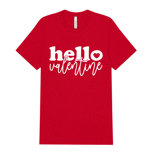 Hello Valentine Red Tee