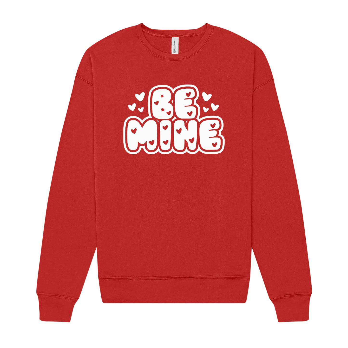 Be Mine Red Crewneck Sweatshirt