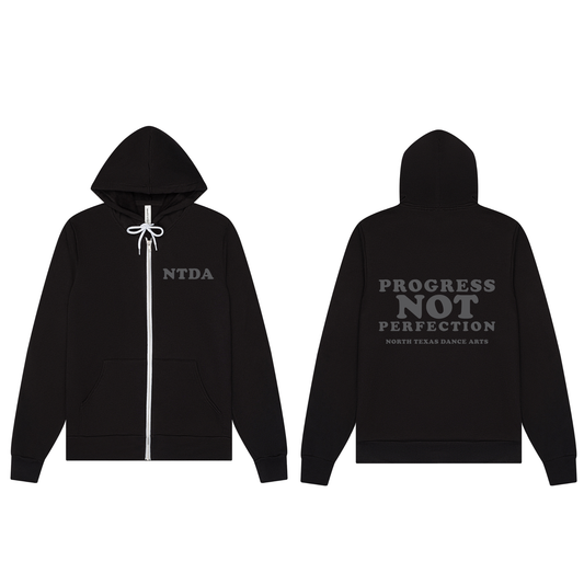 Progress Not Perfection Adult Zip-Up