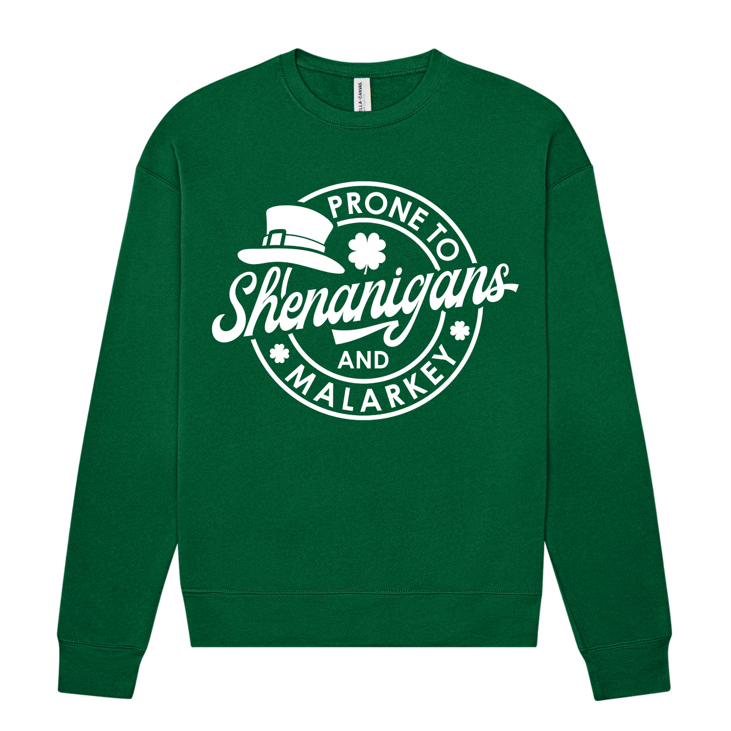 Shenanigans and Malarkey Adult Crewneck Sweatshirt