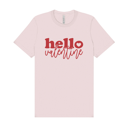 Hello Valentine Pink Tee