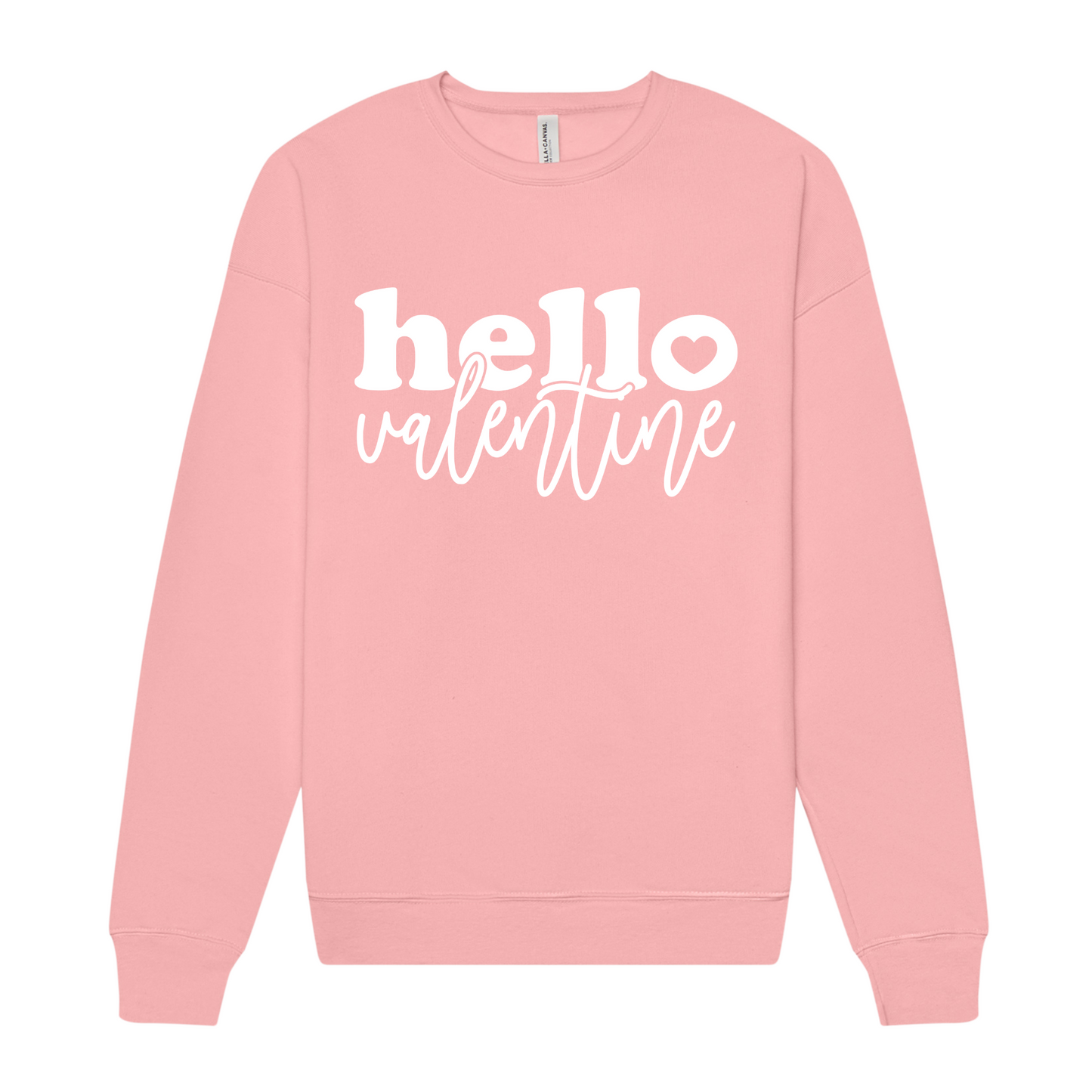 Hello Valentine Crewneck Sweatshirt