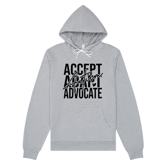 Autism Accept Adapt Advocate Adult Hoodie