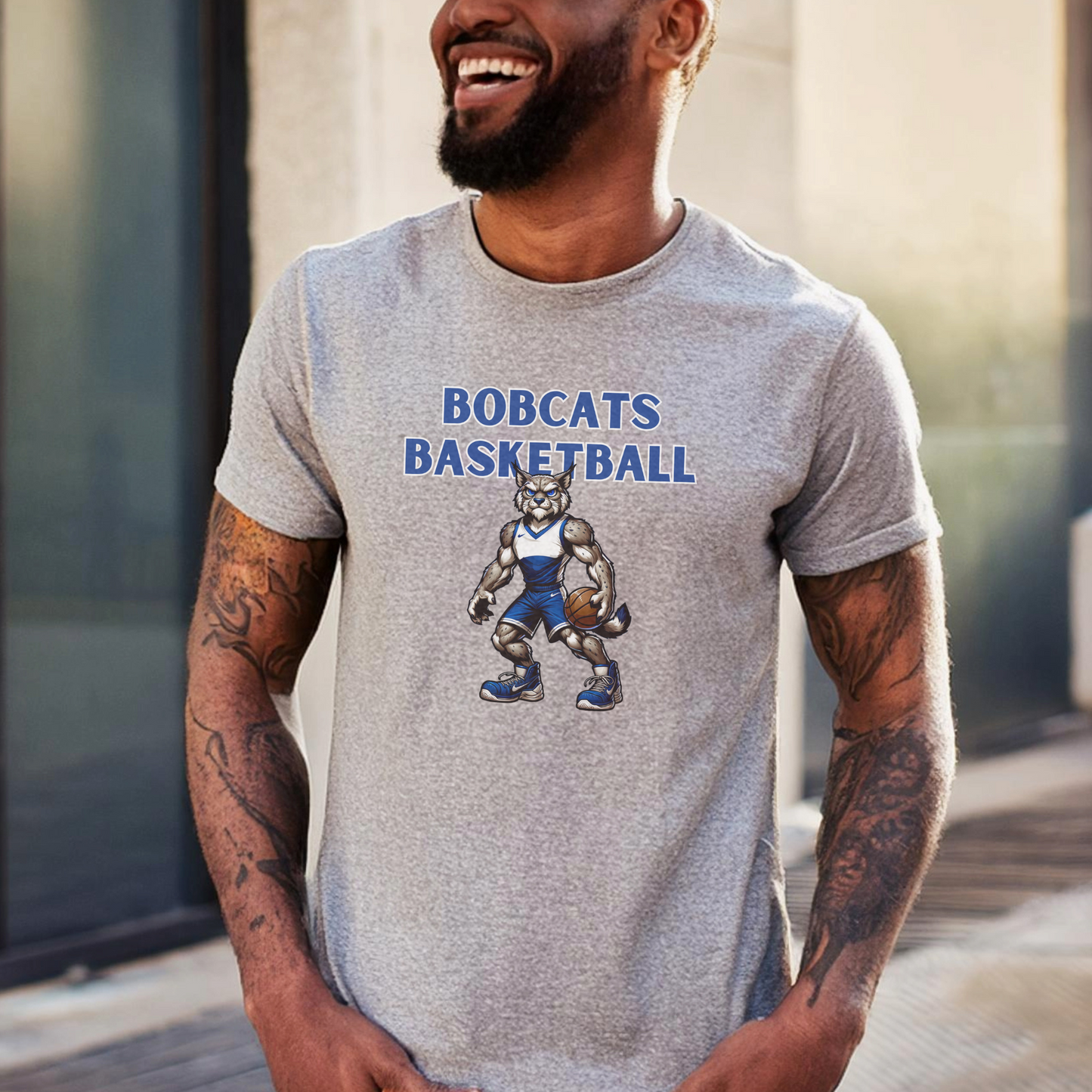 Bobcats Basketball Tee