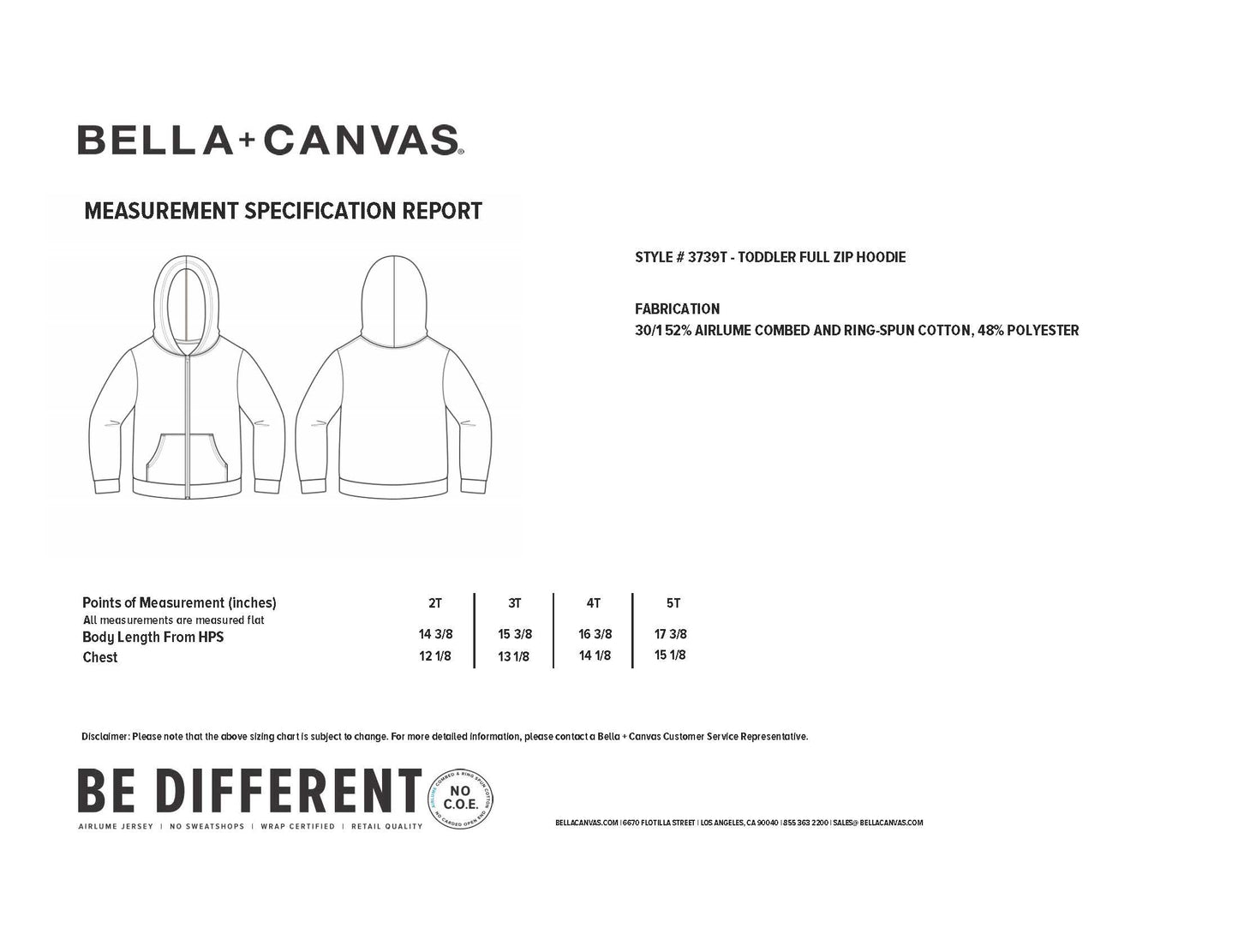 Progress Not Perfection Toddler Zip-Up