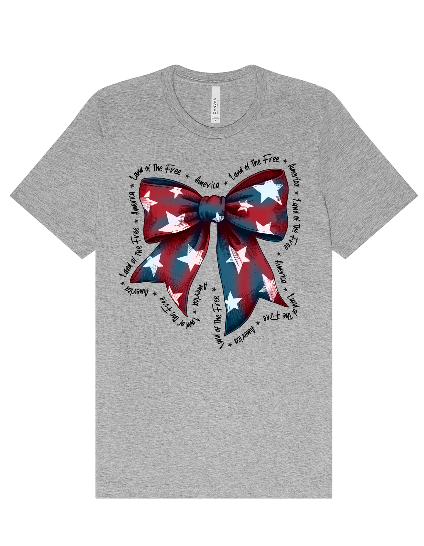 Land of the Free Bow Adult Tee