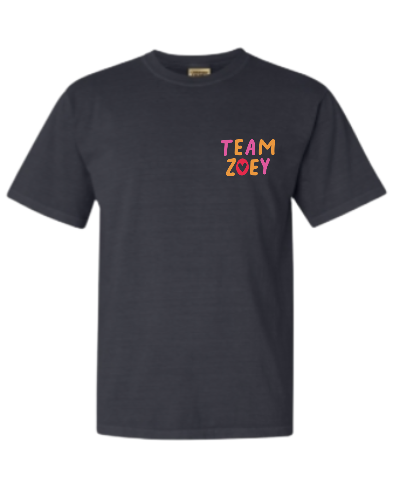 Adult Team Zoey Comfort Colors Tee - Black