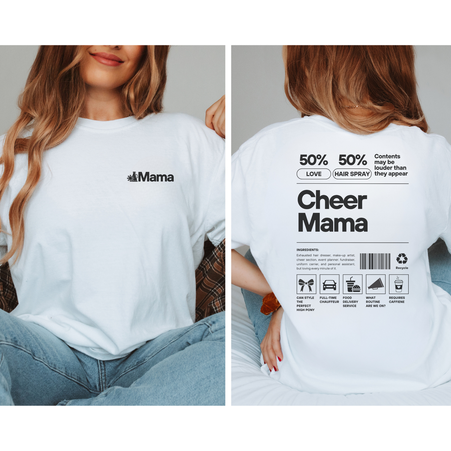 Cheer Mama Comfort Colors Tee