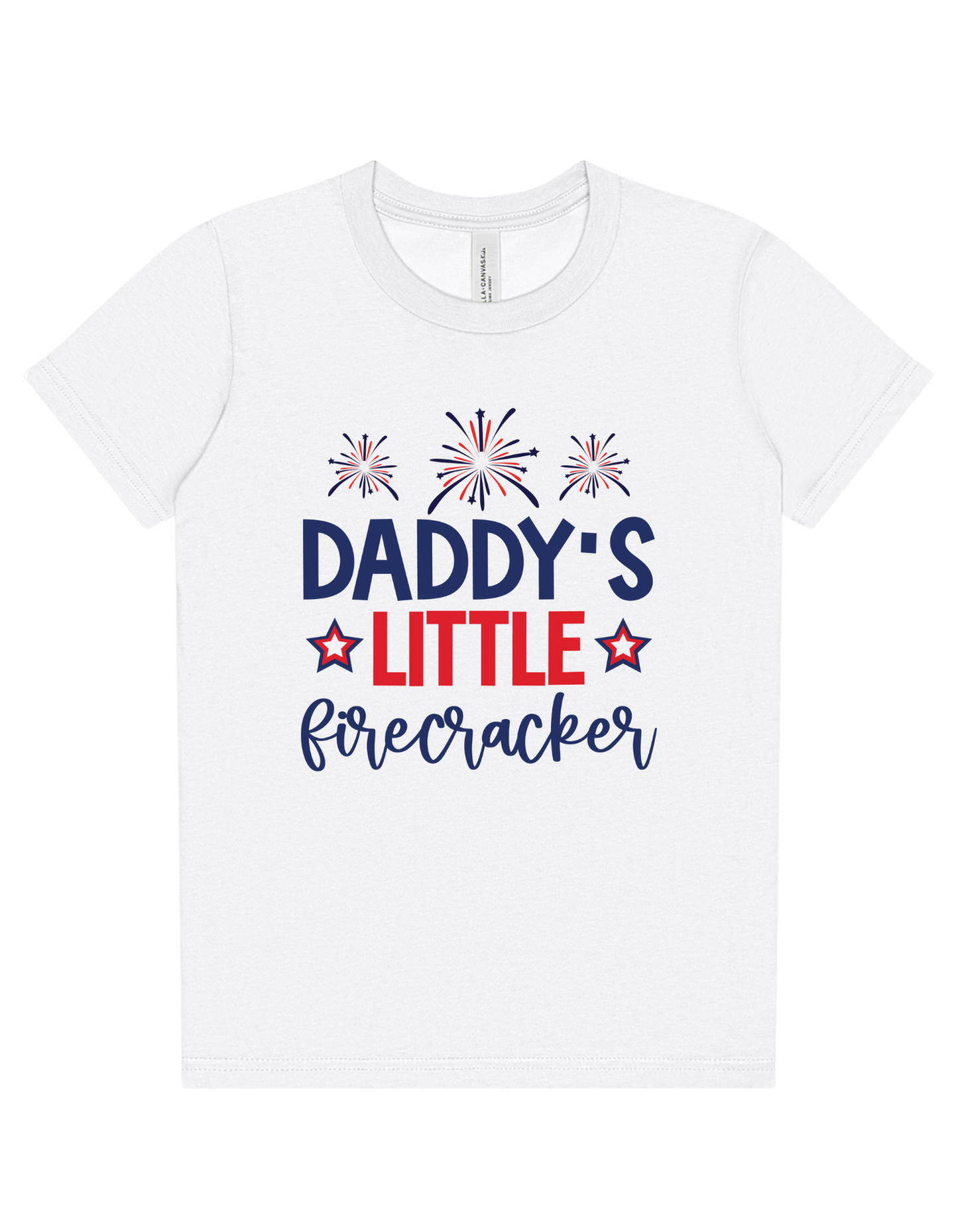 Daddy's Little Firecracker Kids Tee