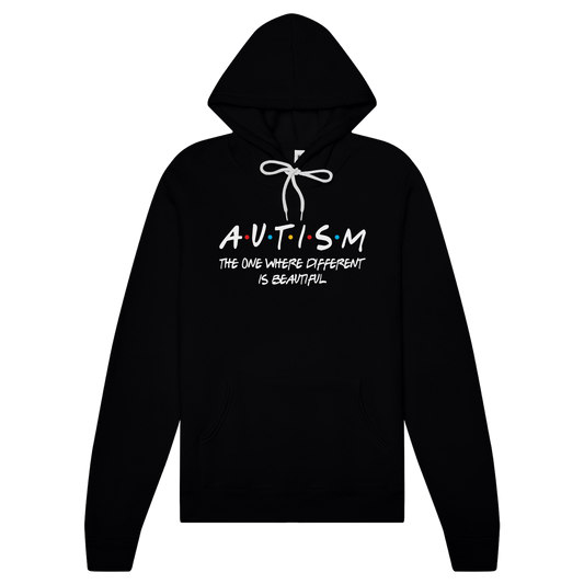 Autism the One Where Different is Beautiful Adult Hoodie