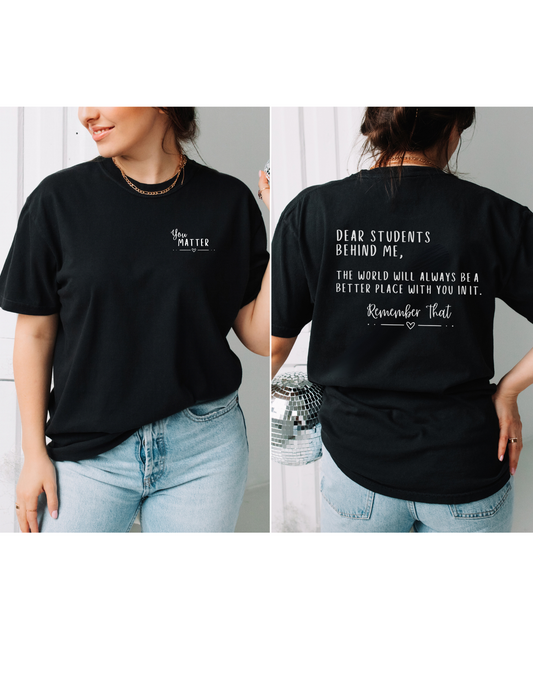 Letter to Students Tee