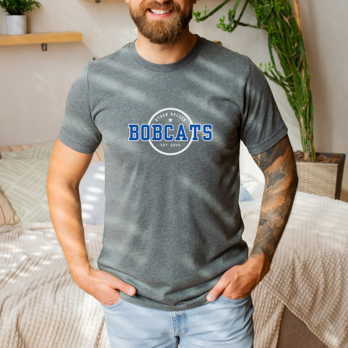 Bobcats Circle Tee