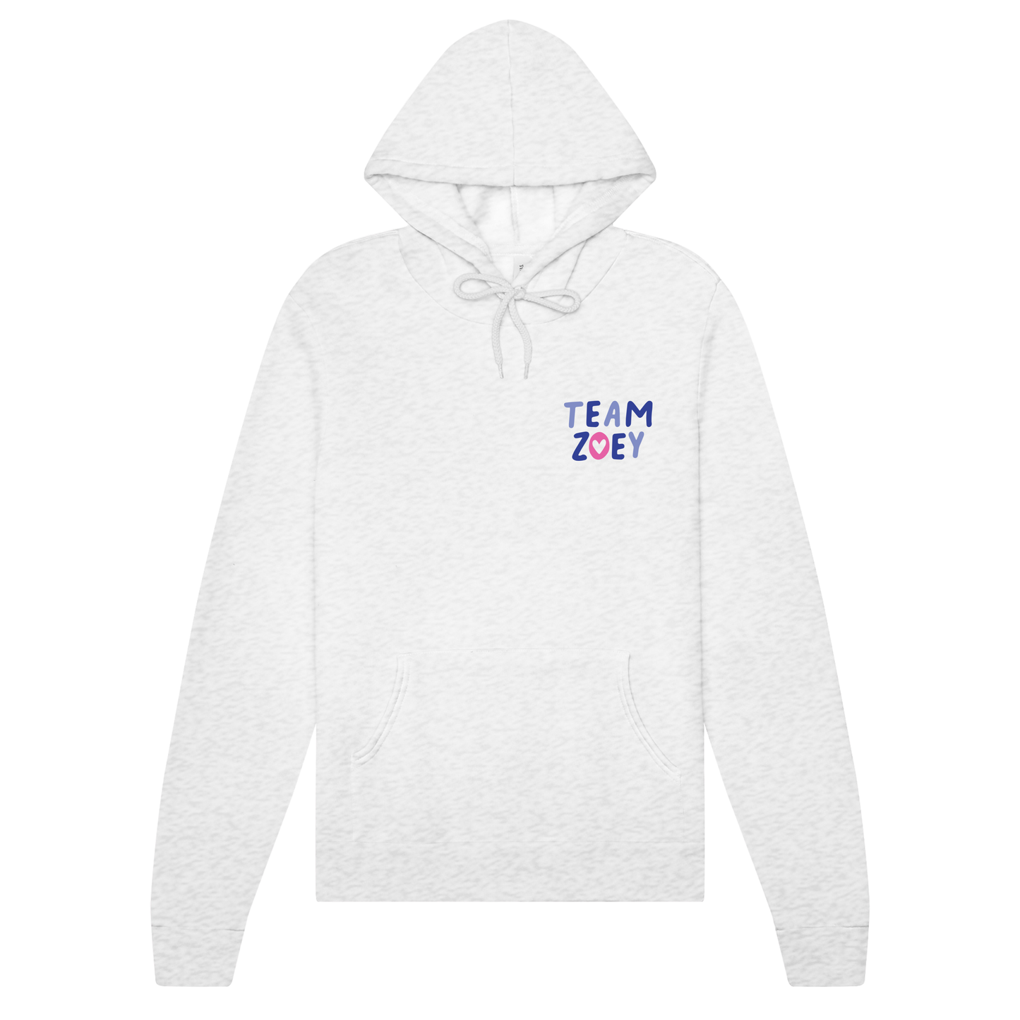 Adult Team Zoey Bella & Canvas Hoodie - Heather Ash