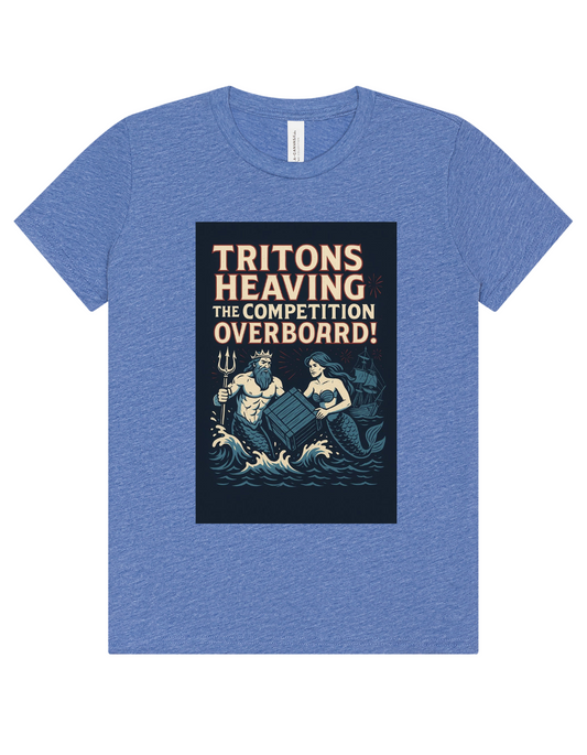 Tritons "Heaving the Competition Overboard" Blue Toddler & Kids Tee