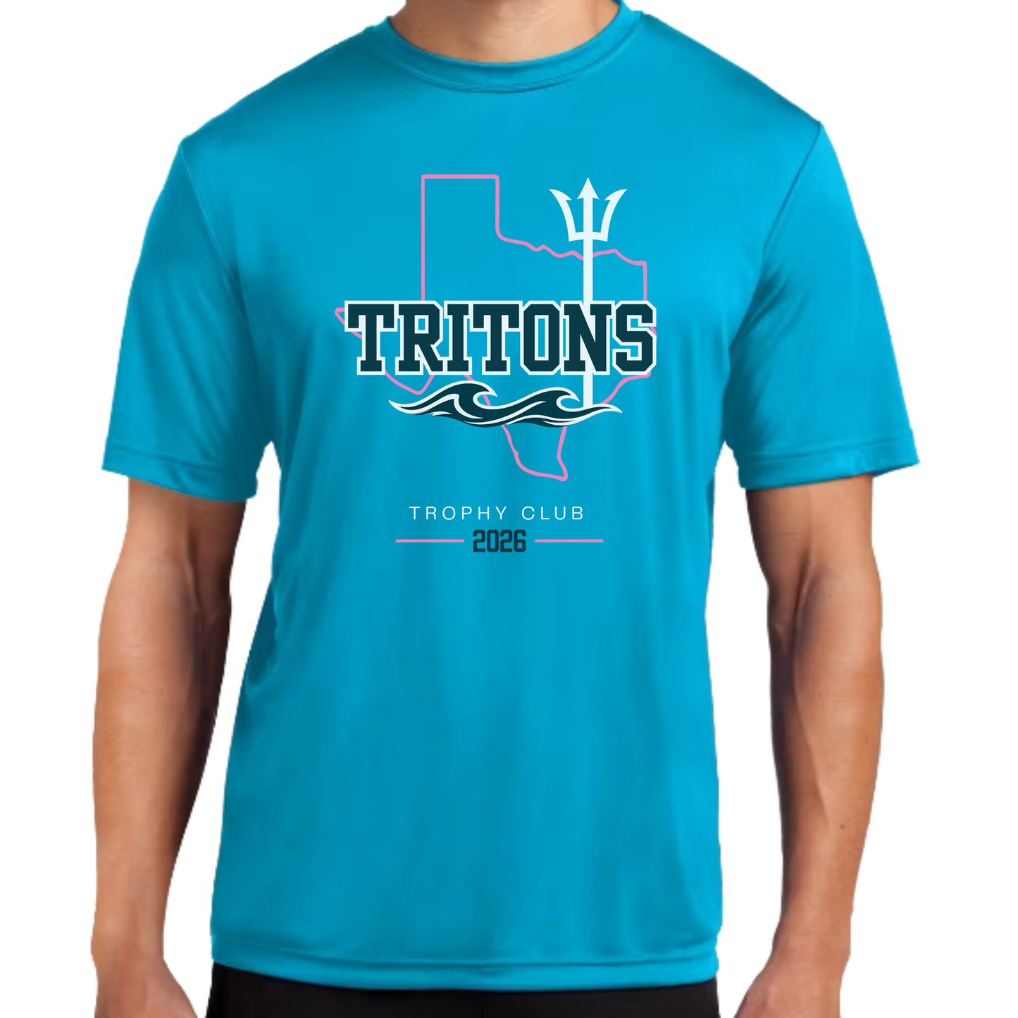 Adult Atomic Blue tee FRONT ONLY