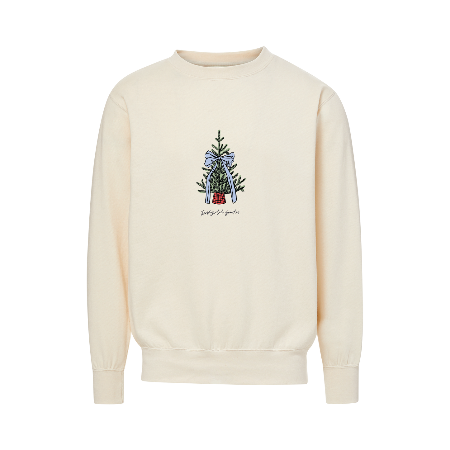 MV Sports Christmas Tree Crew Neck