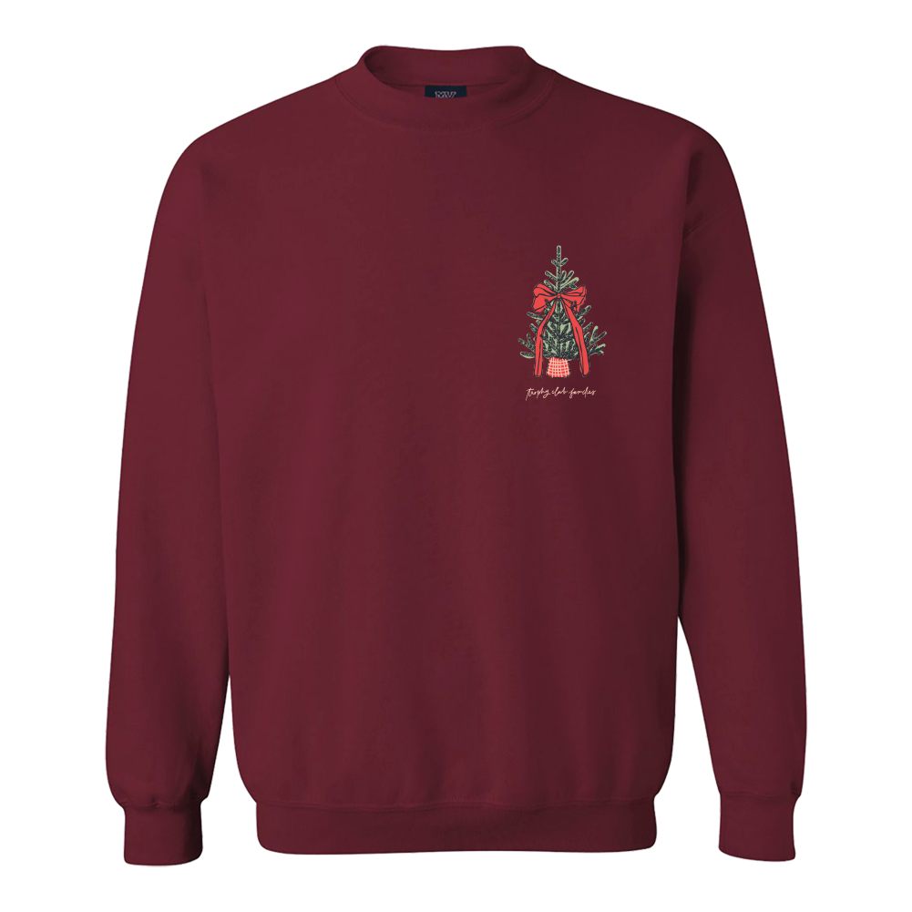 MV Sports Christmas Tree Crew Neck