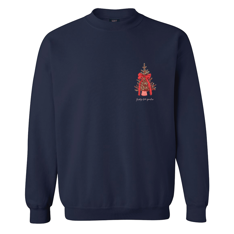 MV Sports Christmas Tree Crew Neck