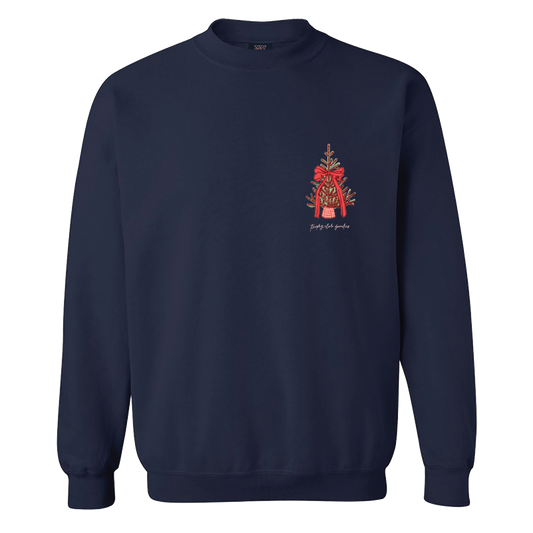 MV Sports Christmas Tree Crew Neck