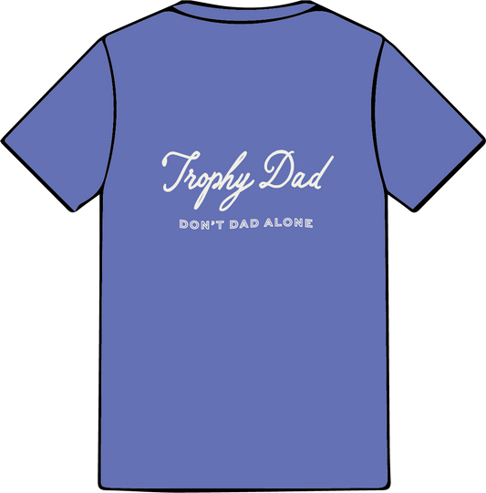 Comfort Colors Trophy Dad Tee - Blue