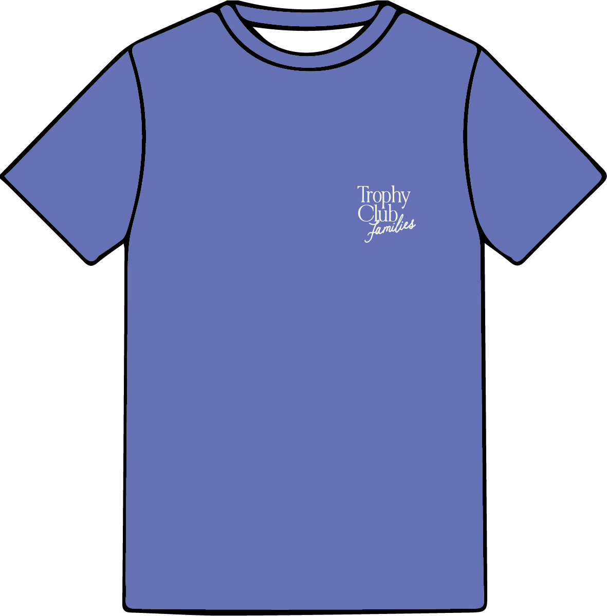 Comfort Colors Trophy Dad Tee - Blue