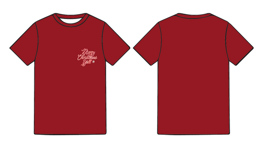 Comfort Colors Merry Christmas Ya'll Tee