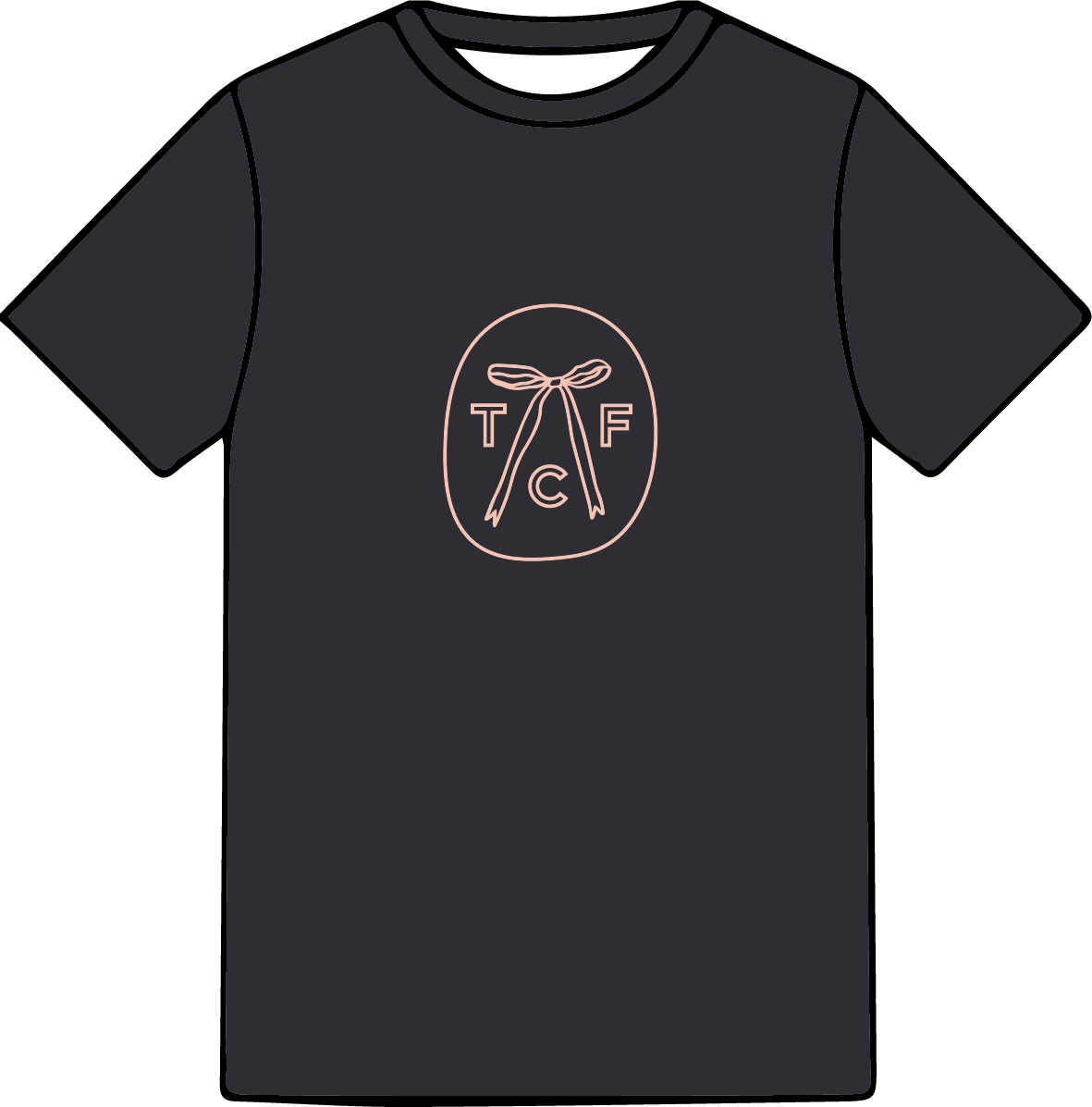 Comfort Colors Trophy Club Families Bow Tee