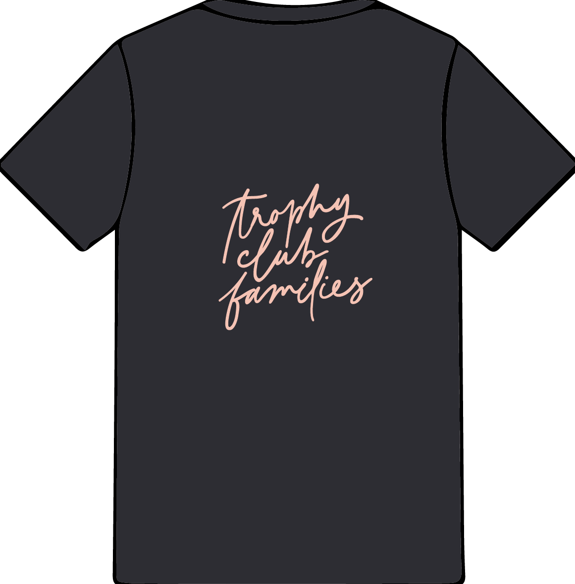 Comfort Colors Trophy Club Families Bow Tee