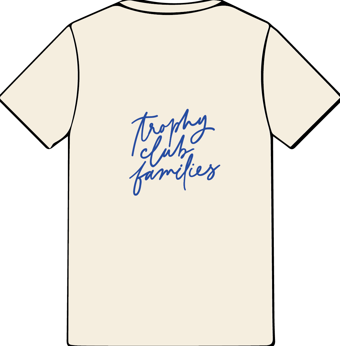 Comfort Colors Trophy Club Families Bow Tee