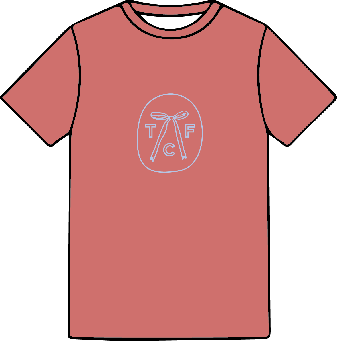 Comfort Colors Trophy Club Families Bow Tee