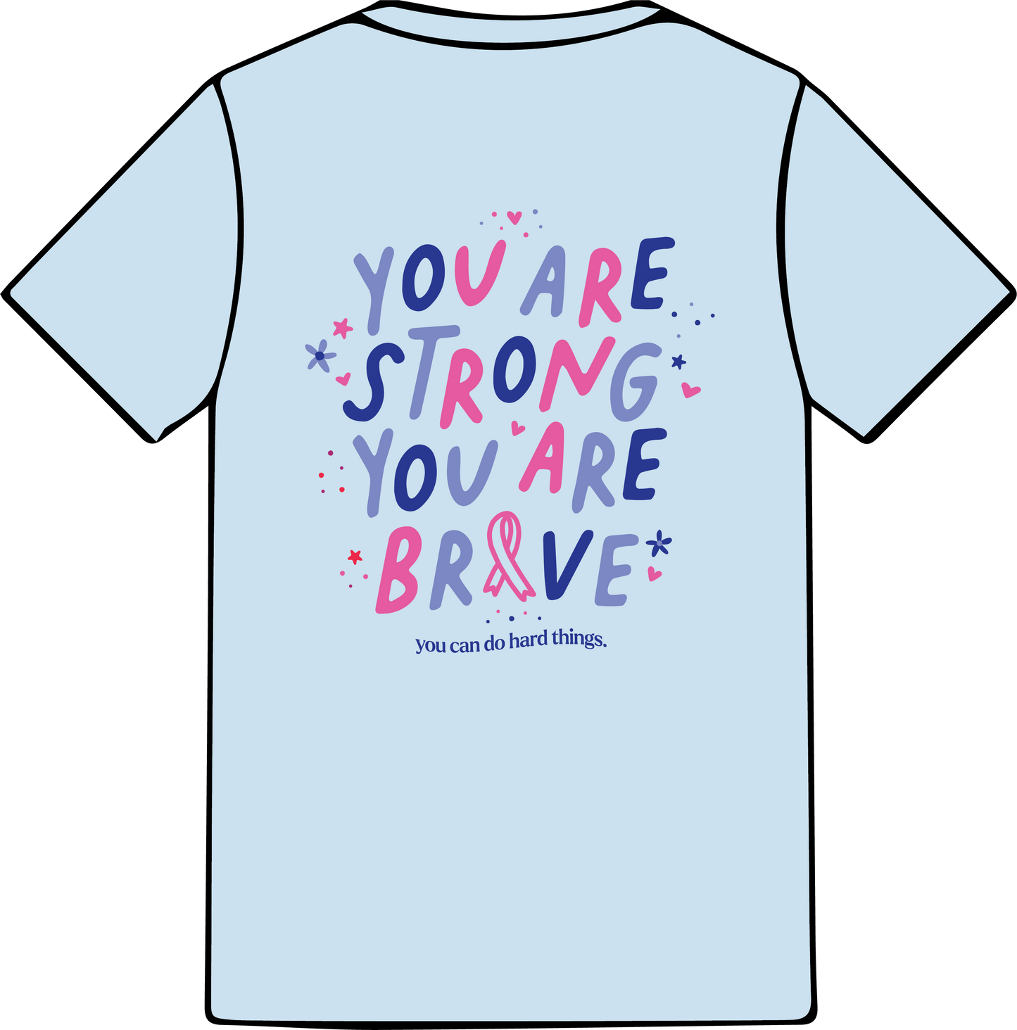 Adult Team Zoey Comfort Colors Tee - Blue